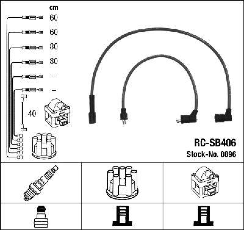 NGK Ignition Cable Kit