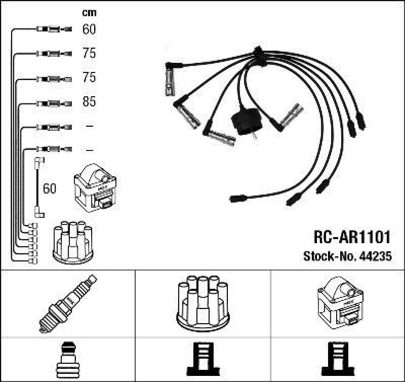 NGK Ignition Cable Kit