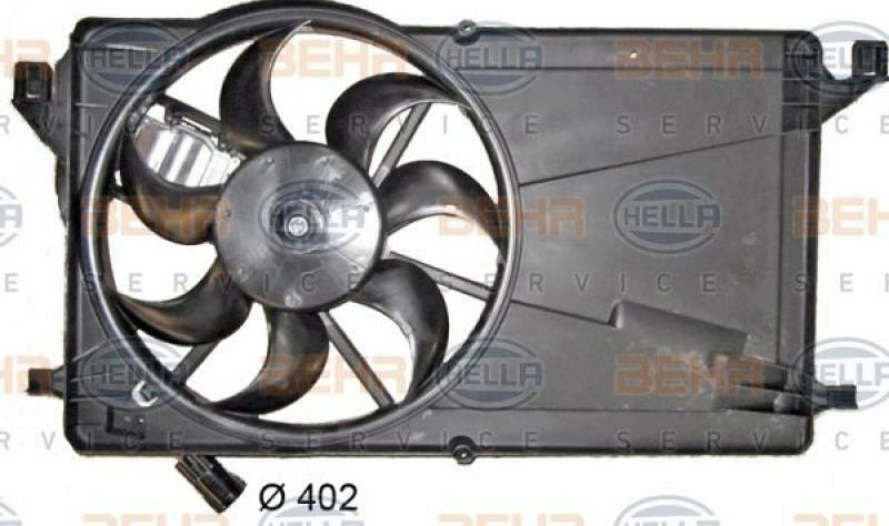 HELLA Fan, radiator