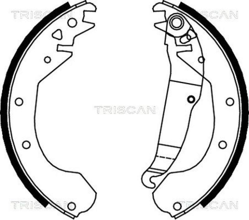 TRISCAN Bremsbackensatz