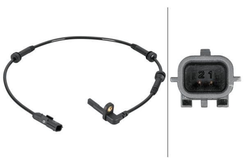 HELLA Sensor, Raddrehzahl 6PU 012 806-861
