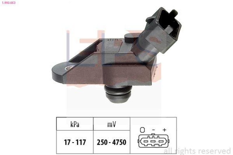 EPS Luftdrucksensor, Höhenanpassung Made in Italy - OE Equivalent