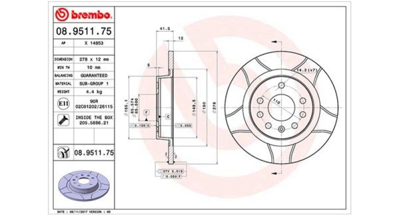 MAGNETI MARELLI Bremsscheibe