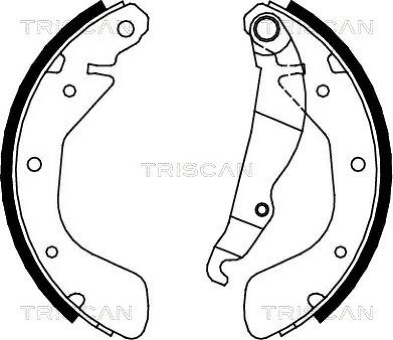 TRISCAN Bremsbackensatz