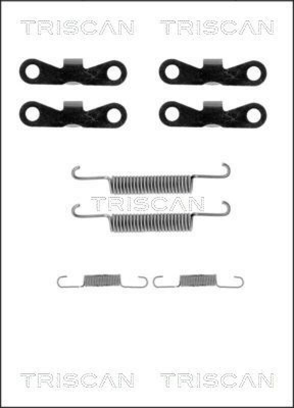 TRISCAN Accessory Kit, parking brake shoes