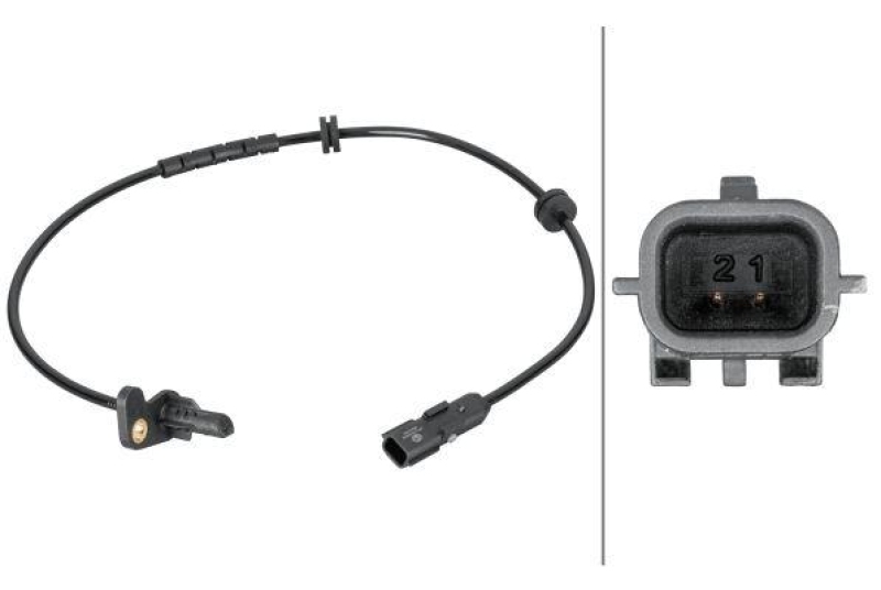 HELLA Sensor, Raddrehzahl 6PU 012 806-881