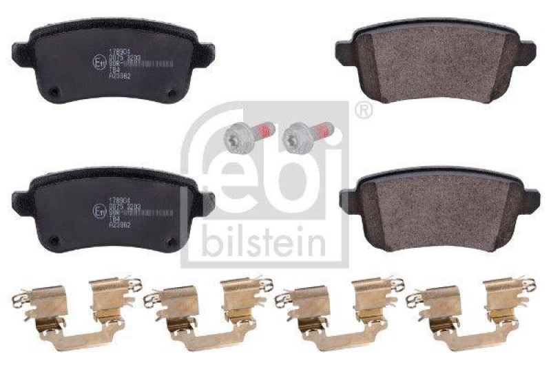 FEBI BILSTEIN Bremsbelagsatz, Scheibenbremse 178904