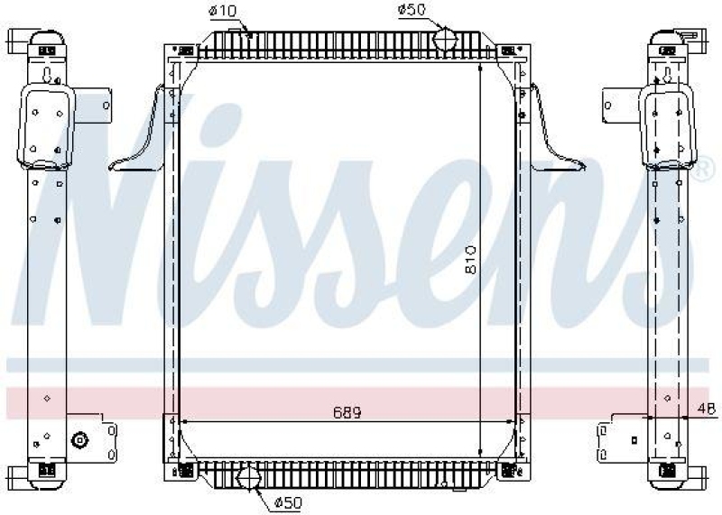NISSENS Kühler, Motorkühlung 67257