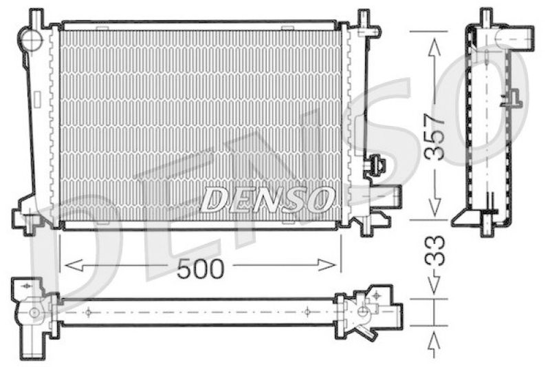 DENSO Radiator, engine cooling