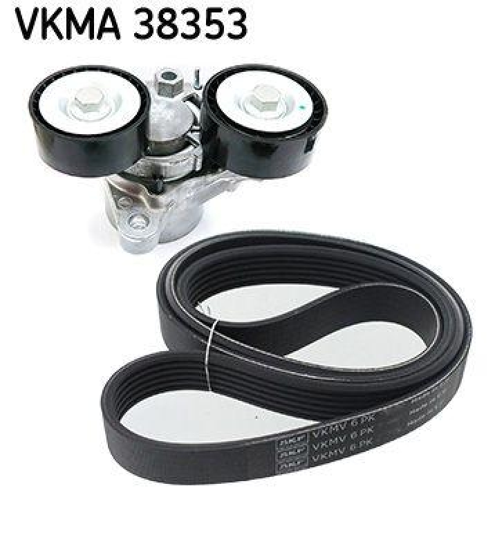 SKF Keilrippenriemensatz VKMA 38353