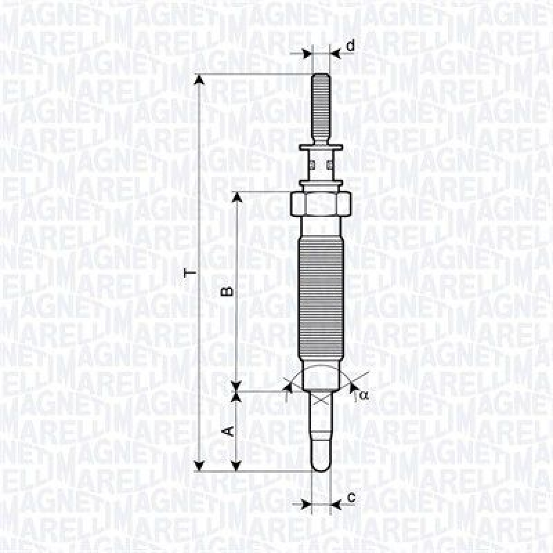 MAGNETI MARELLI Glühkerze