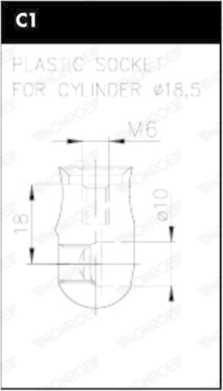 MONROE Gasfeder, Motorhaube MONROE MaxLift