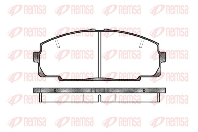 KAWE Brake Pad Set, disc brake