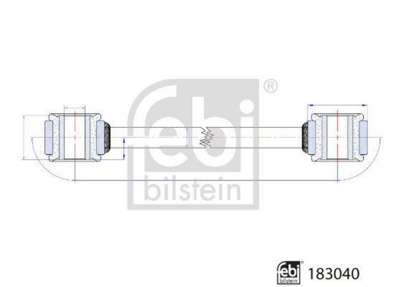 FEBI BILSTEIN Stange/Strebe, Stabilisator 183040