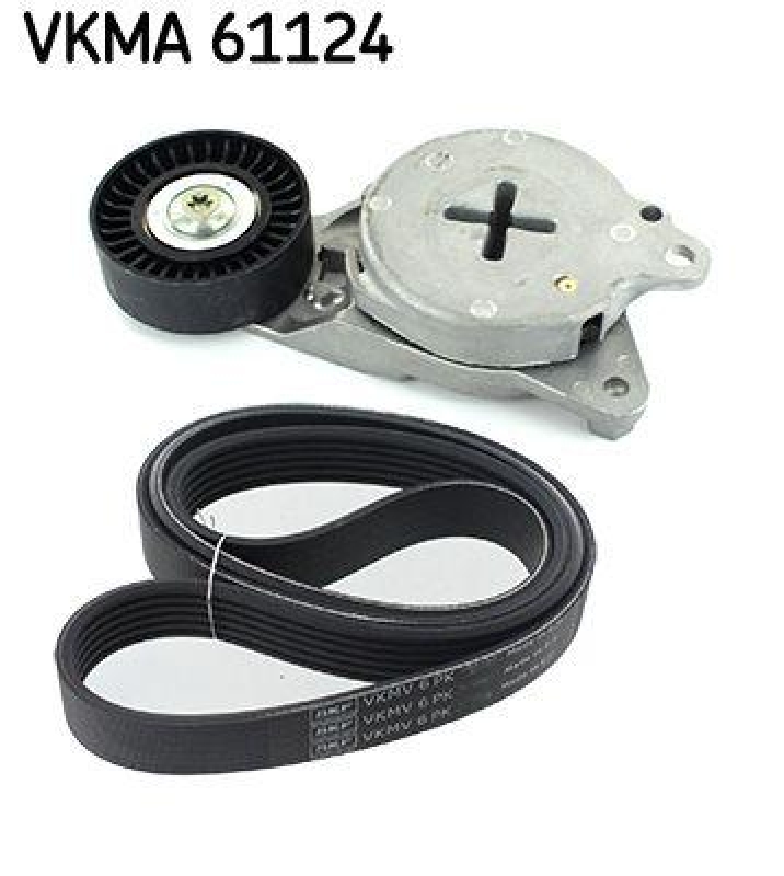 SKF Keilrippenriemensatz VKMA 61124