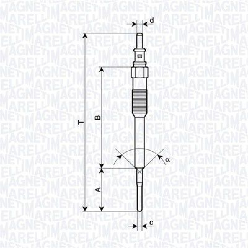 MAGNETI MARELLI Glühkerze