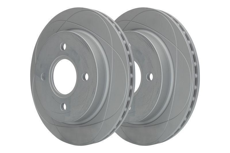 ATE Powerdisc Bremsscheiben + Bremsbel&auml;ge Vorne Hinten passend f&uuml;r ...