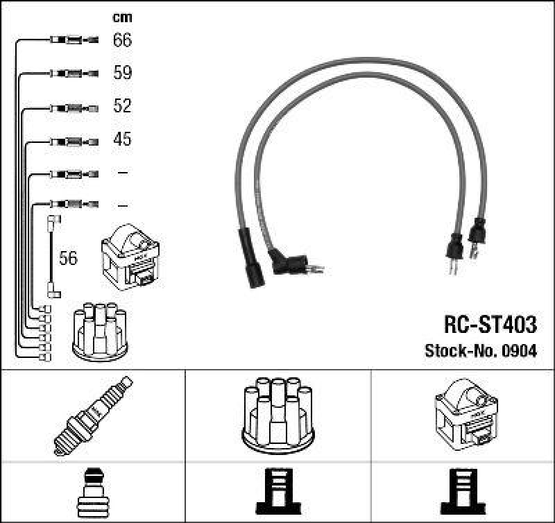 NGK Ignition Cable Kit