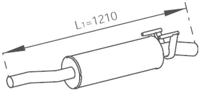 DINEX Centre Muffler