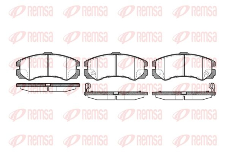 KAWE Brake Pad Set, disc brake