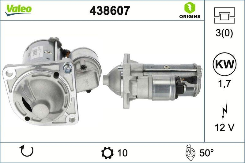 VALEO Starter VALEO ORIGINS - NEW O.E. TECHNOLOGIE