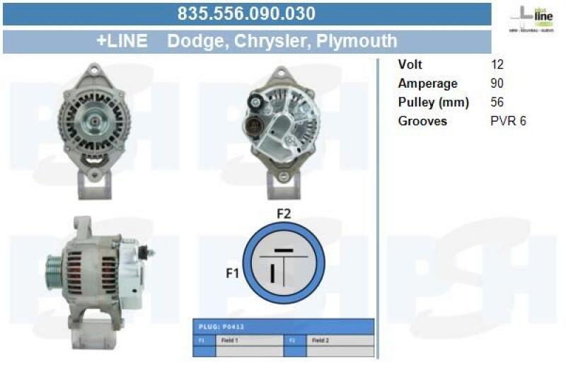 Lichtmaschine / Generator 835556090030