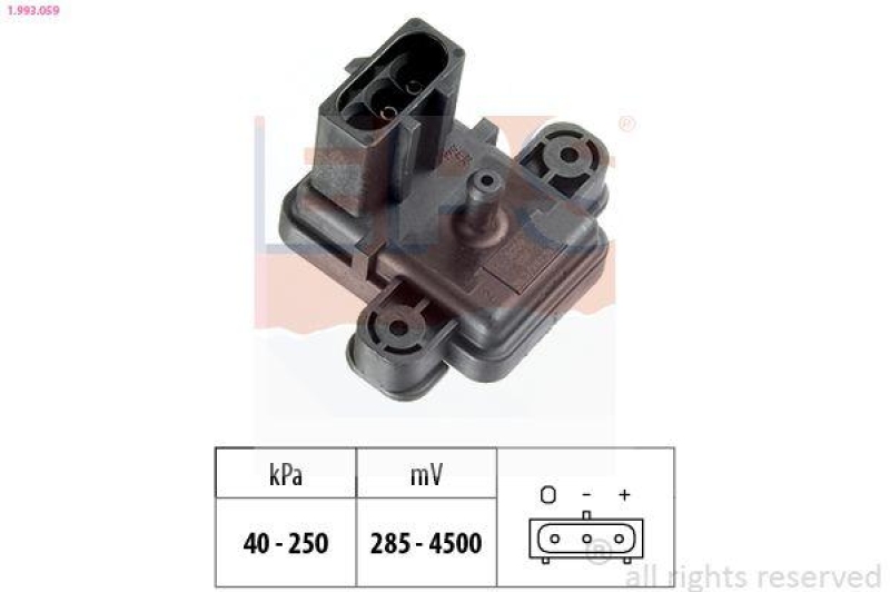 EPS Luftdrucksensor, Höhenanpassung Made in Italy - OE Equivalent