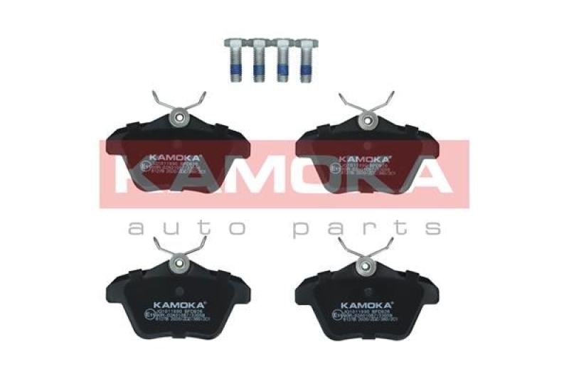 KAMOKA Bremsbelagsatz, Scheibenbremse JQ1011990