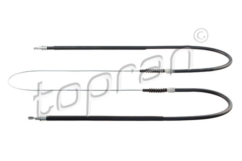 TOPRAN Seilzug, Feststellbremse 721 664