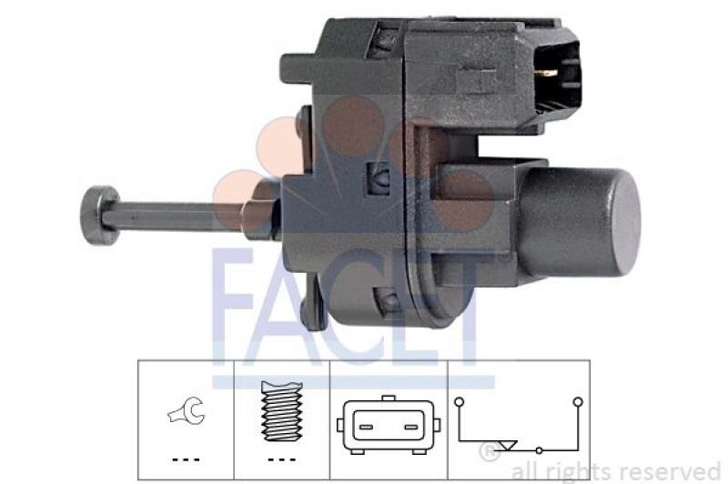 FACET Bremslichtschalter Made in Italy - OE Equivalent