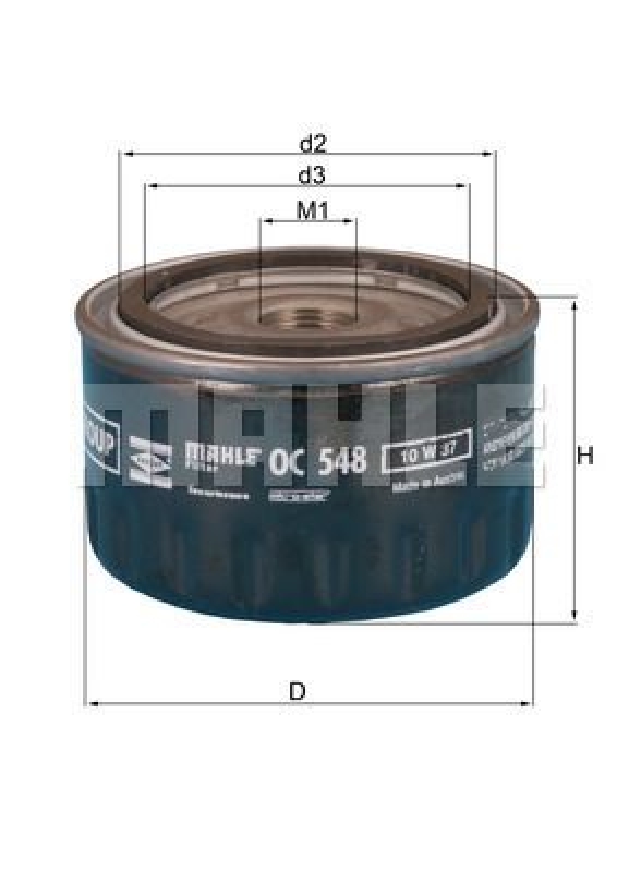 MAHLE Oil Filter