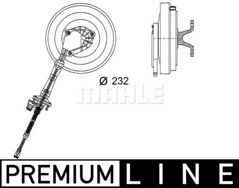 MAHLE Clutch, radiator fan BEHR *** PREMIUM LINE ***