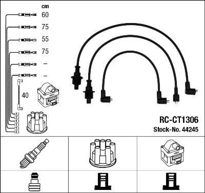 NGK Ignition Cable Kit