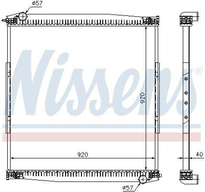 NISSENS Kühler, Motorkühlung