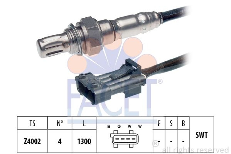 FACET Lambda Sensor Made in Italy - OE Equivalent