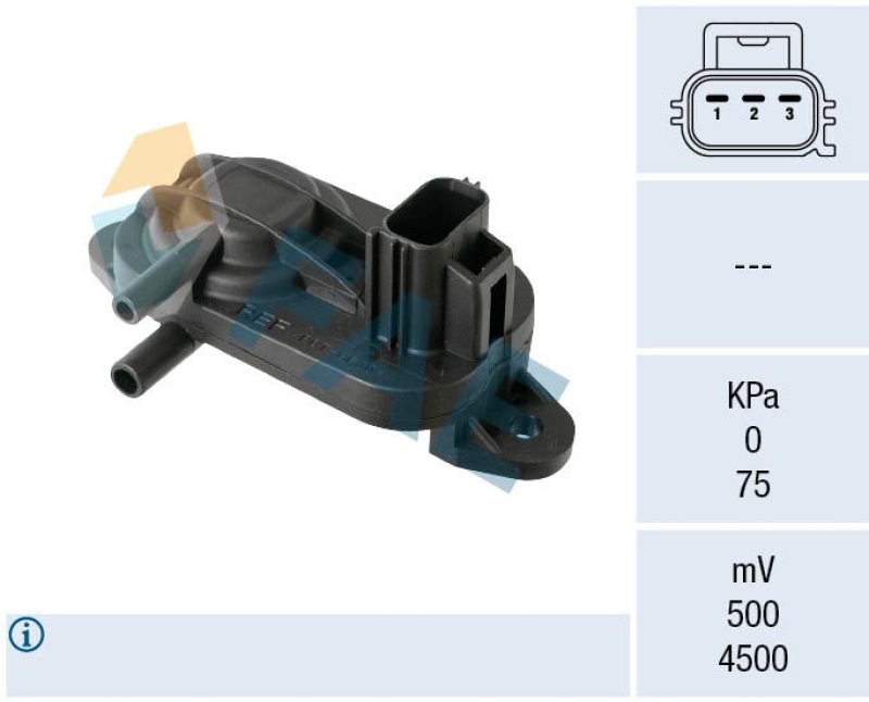 FAE Sensor, exhaust pressure