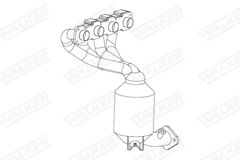 WALKER Katalysator 28874