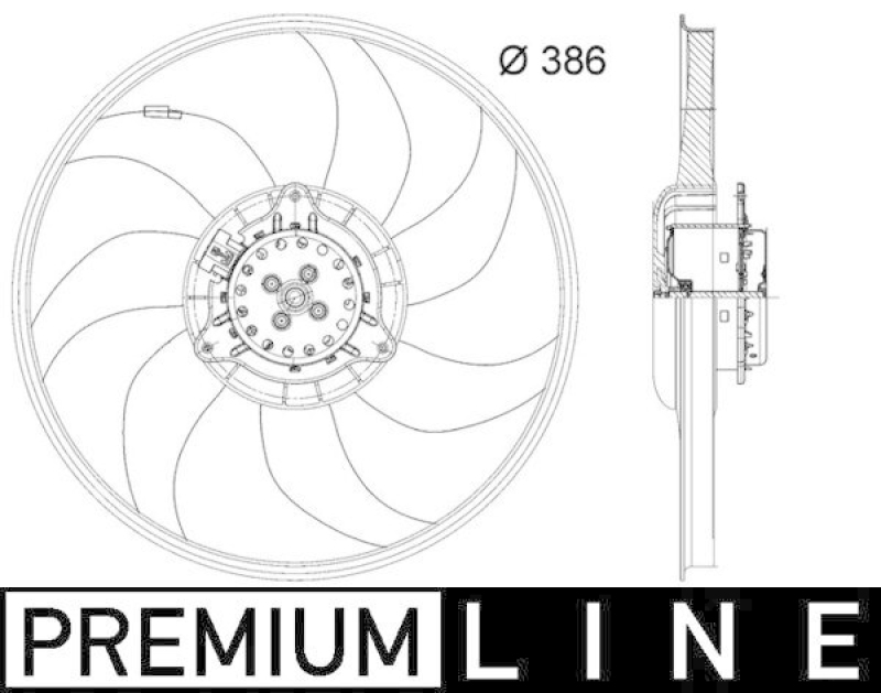 MAHLE Lüfter, Motorkühlung BEHR *** PREMIUM LINE ***