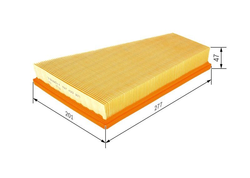 BOSCH Luftfilter 1 457 433 320