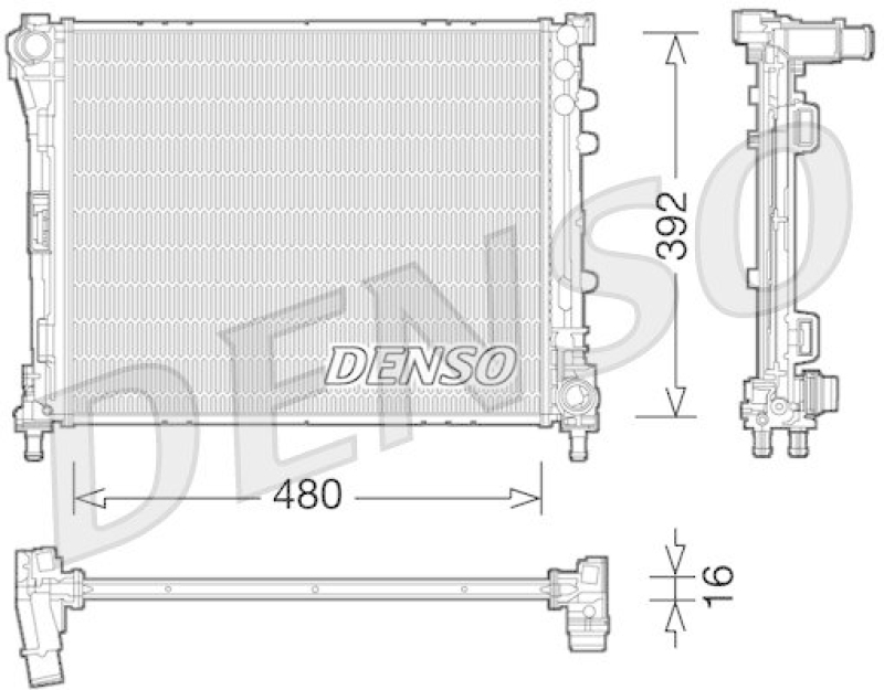 DENSO Radiator, engine cooling