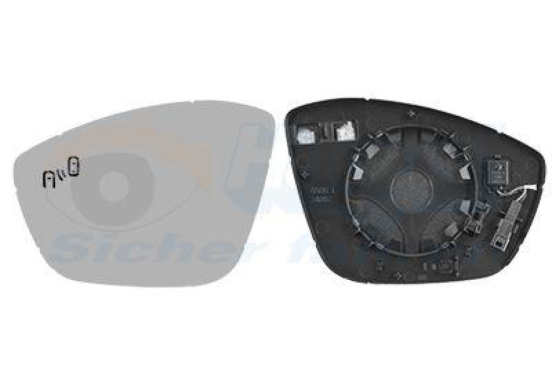 VAN WEZEL Spiegelglas, Au&szlig;enspiegel * HAGUS * 4089835