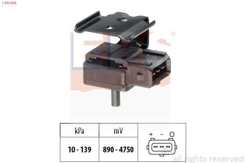 EPS Luftdrucksensor, Höhenanpassung Made in Italy - OE Equivalent