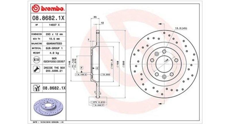 MAGNETI MARELLI Bremsscheibe