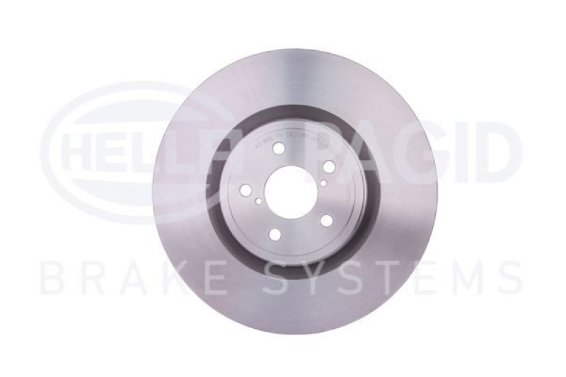 2x HELLA Brake Disc