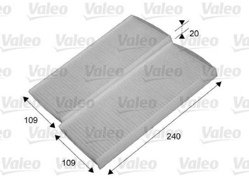 VALEO Filter, interior air CLIMFILTER COMFORT