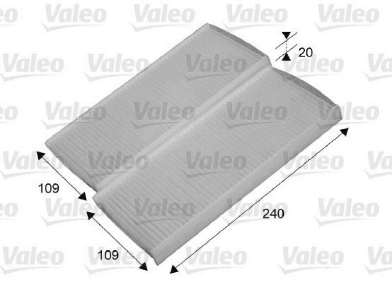 VALEO Filter, Innenraumluft CLIMFILTER COMFORT