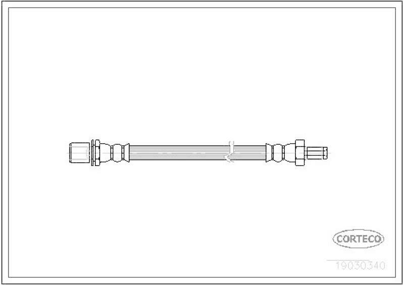 CORTECO Brake Hose