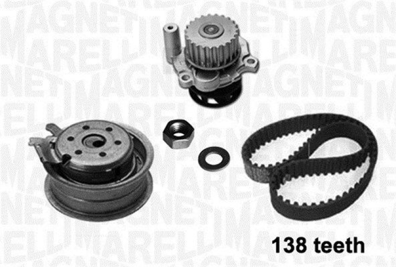 MAGNETI MARELLI Water Pump & Timing Belt Kit