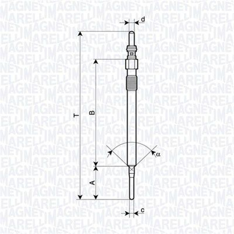 MAGNETI MARELLI Glow Plug