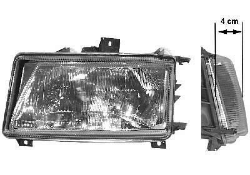 VAN WEZEL Headlight